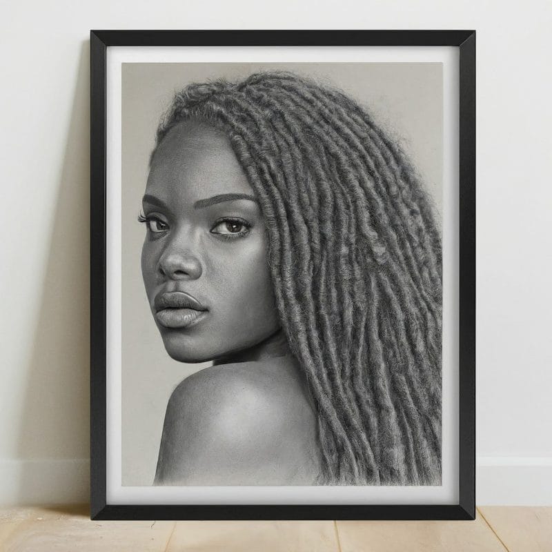 Hand-drawn Pencil Portrait