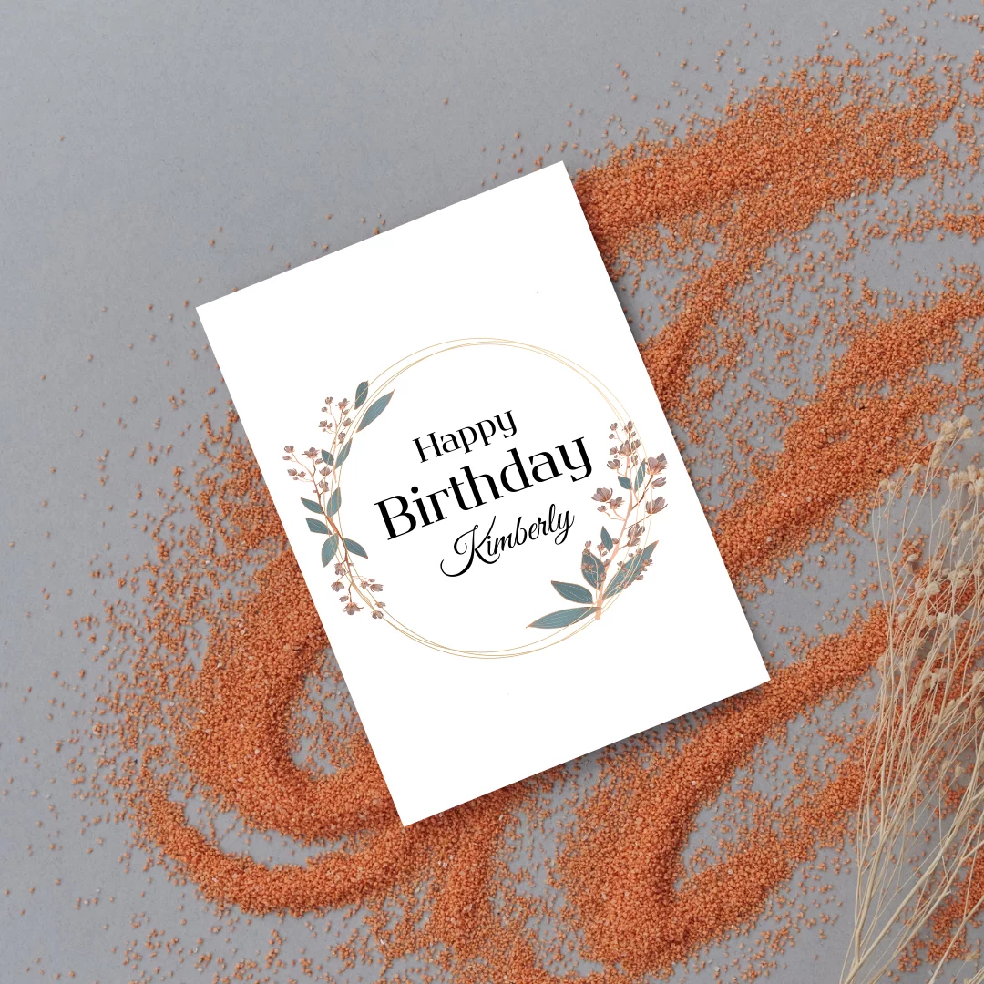 Floral Card A5