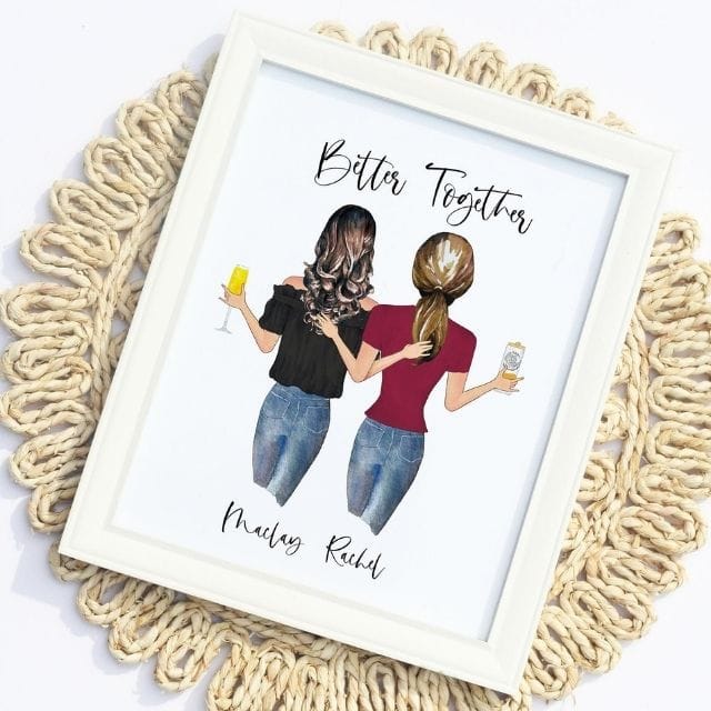 framed art, gifts for friends