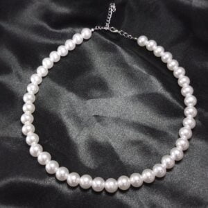 Beaded Bridal Pearl Necklace