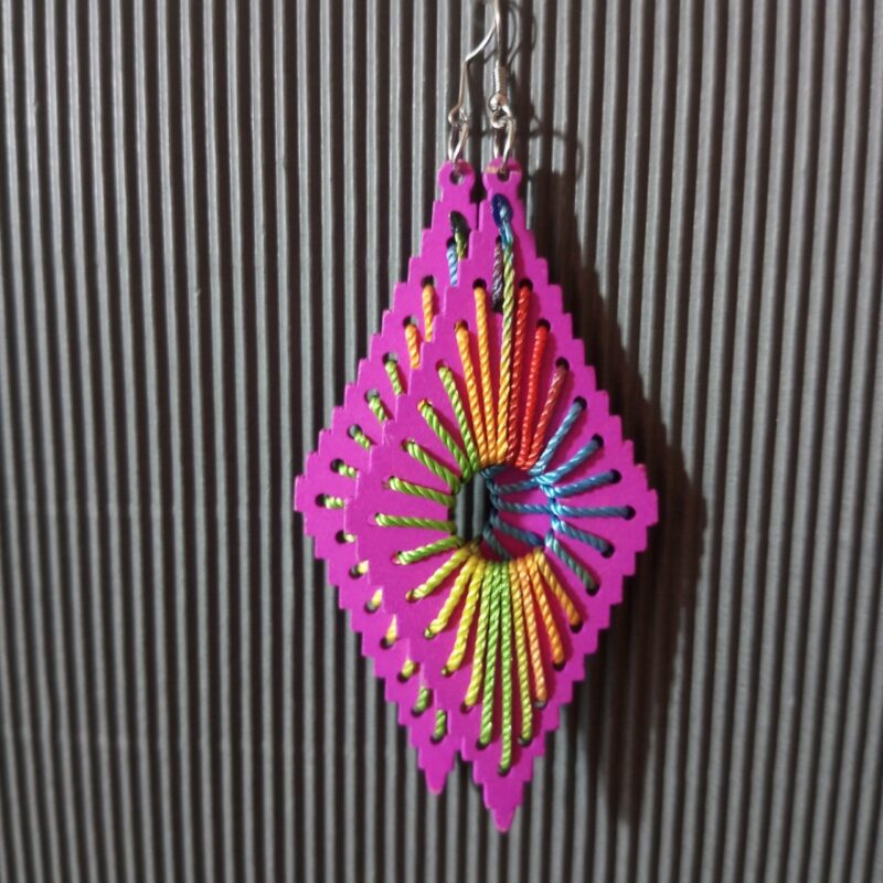 Handmade Wooden Earrings (3) Handmade Wooden Earrings