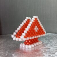Beaded Tissue Holder (5) Beaded Tissue Holder