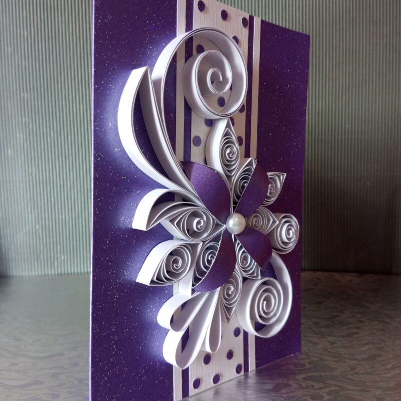 Unique Handmade Wedding Card