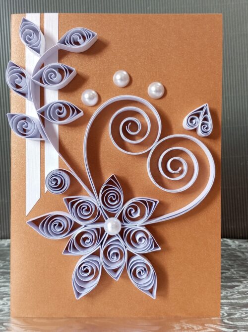 Valentines day card (2) Beige Handmade Card