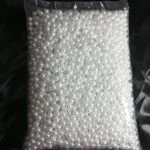 White pearl beads for making jewelry