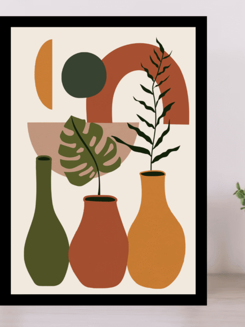 Boho Wall Decor Potted Plants