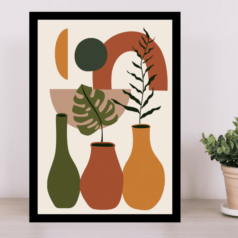 Boho Wall Decor Potted Plants