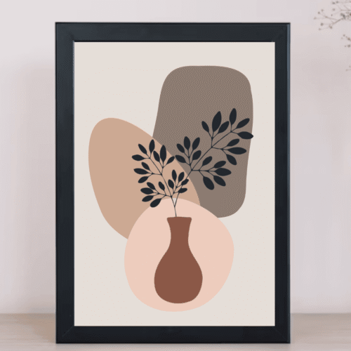 Flower Pot Abstract Art