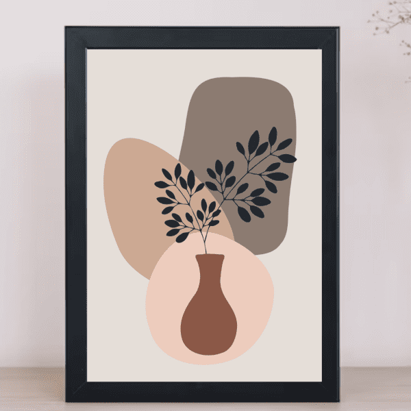 Flower Pot Abstract Art