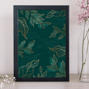 Abstract Botanical Wall Art Print