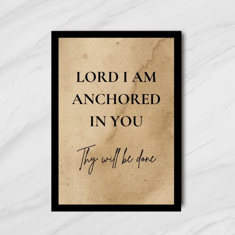 Customized Bible Verse Wall Art Print