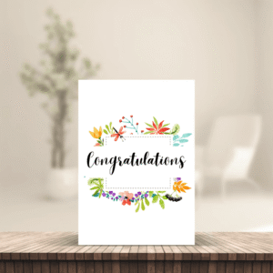 congratulations card for new baby