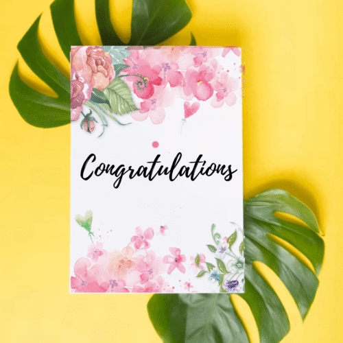 Personalised Congratulations Card