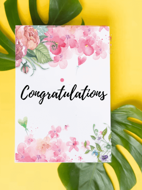 Personalised Congratulations Card