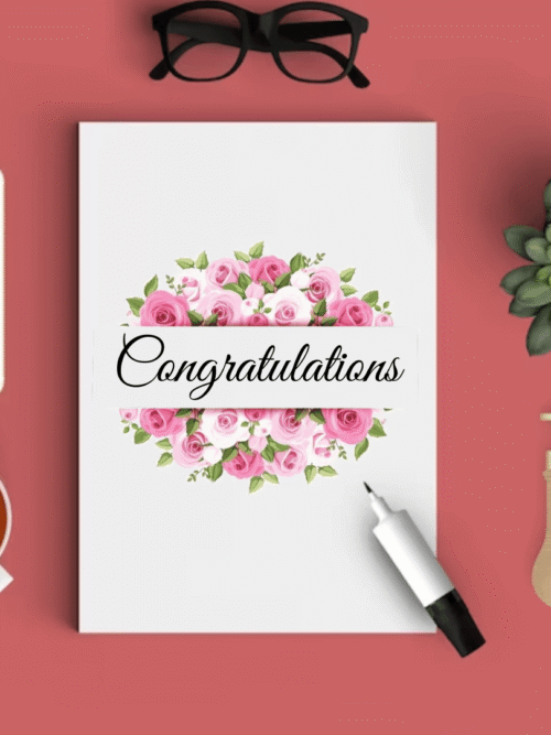 Custom Congratulations Card