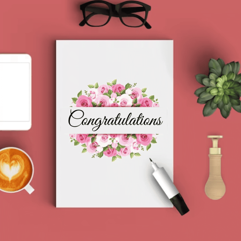 Custom Congratulations Card
