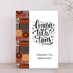 Creative Congratulations Card