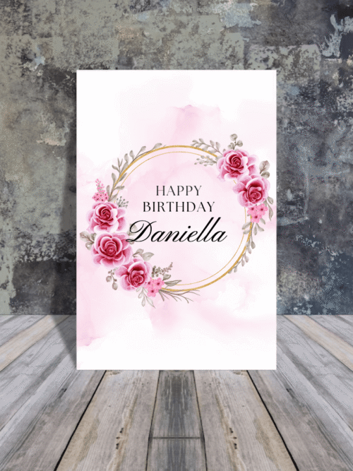 Customised Birthday Card