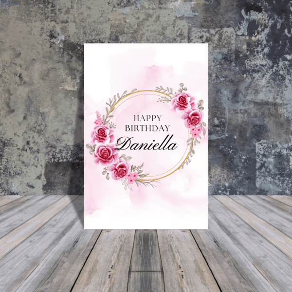 Customised Birthday Card