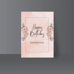 Customized Birthday Card