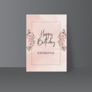 Customized Birthday Card