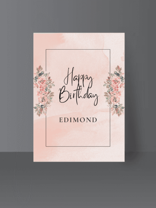 Customized Birthday Card