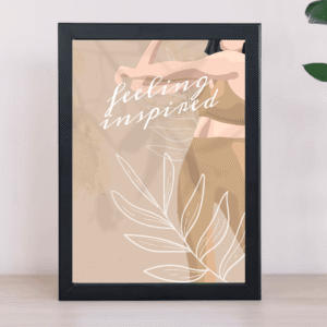 Feeling inspired wall art