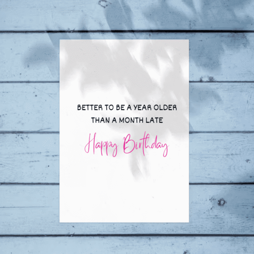 A5 Birthday Card