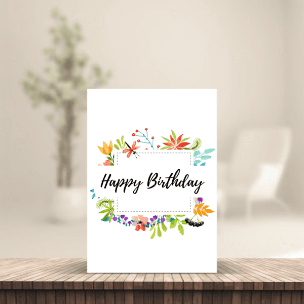 birthday card for sister