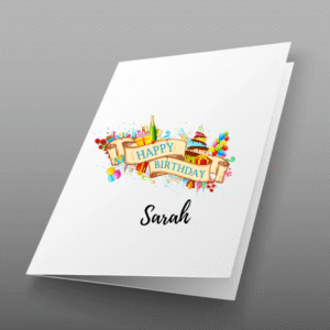 personalized happy birthday card