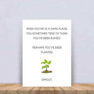 Motivational Uplifting Card