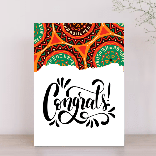 Unique Congratulations Card