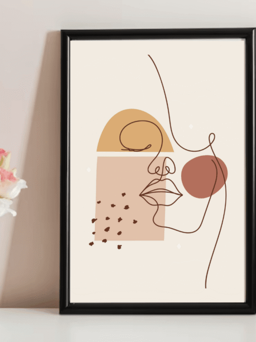 Lady Line Art Wall Décor