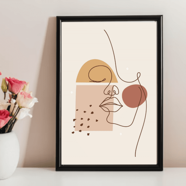 Woman Line Art (1) lady line art