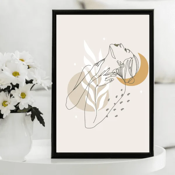 Woman Clip Art Wall Decor