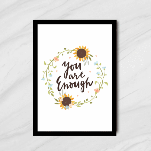 You Are Enough Wall Art