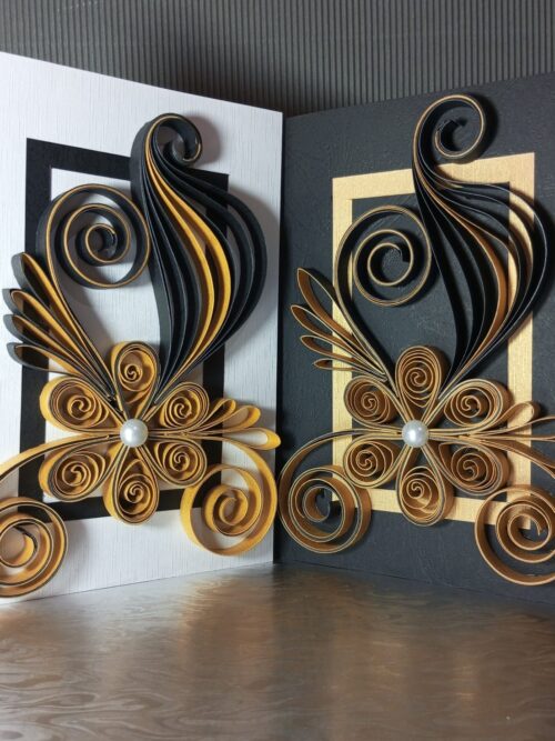 Black & Gold Handmade Card