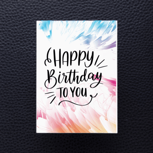 Happy Birthday To You