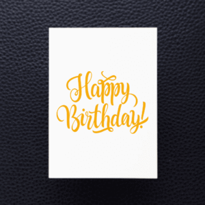 birthday card print