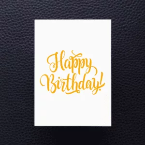 birthday card print