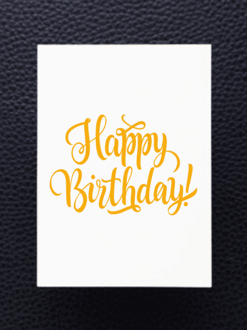 Happy Birthday