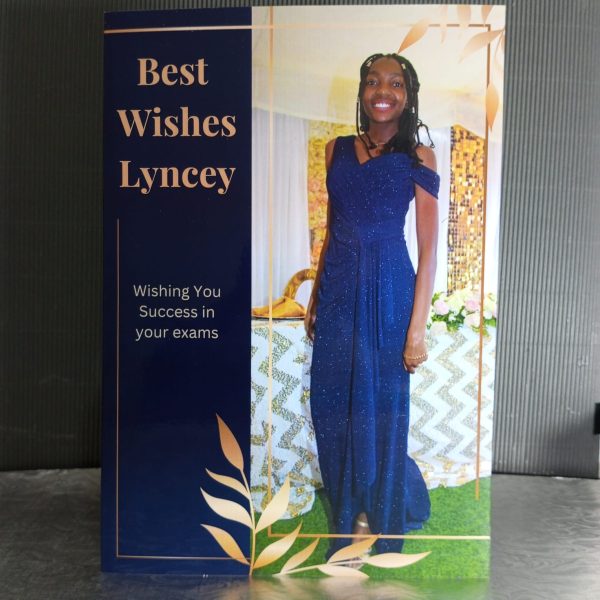 Printed Personalised Success Card with photo in Kenya