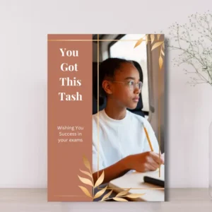 Customized Success Card with Photo