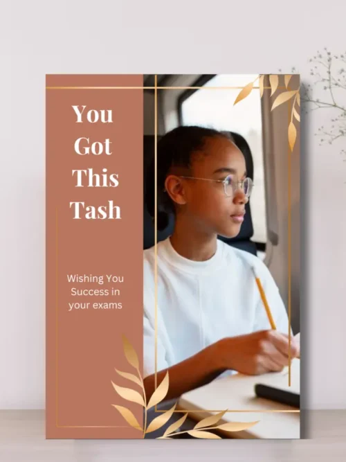 Customized Success Card with Photo