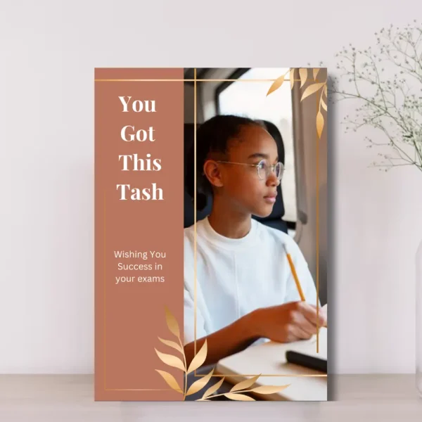 Customized Success Card with Photo