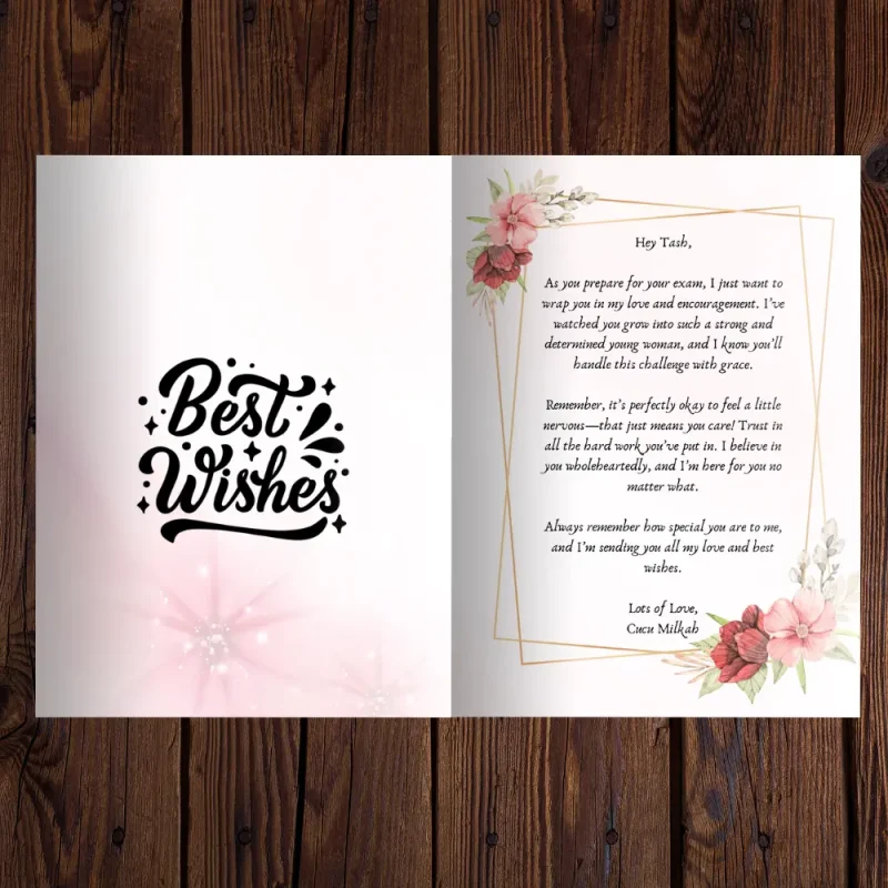 Customized Success Cards with Photo