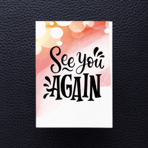 farewell gift card