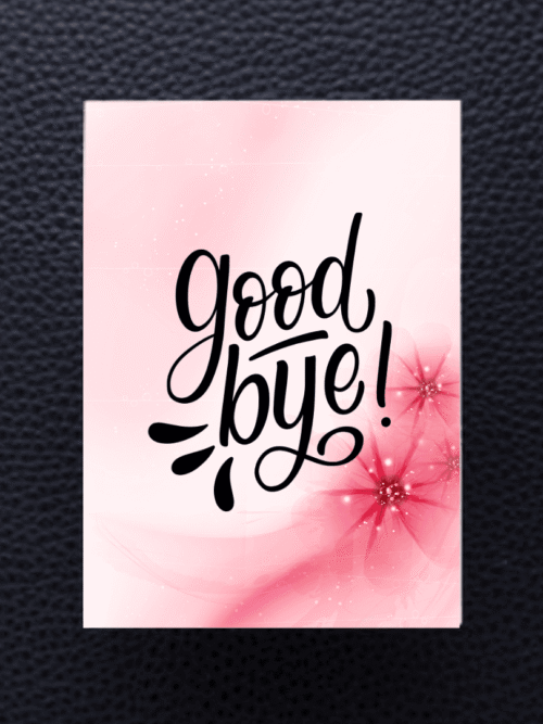 Farewell Good Bye Card