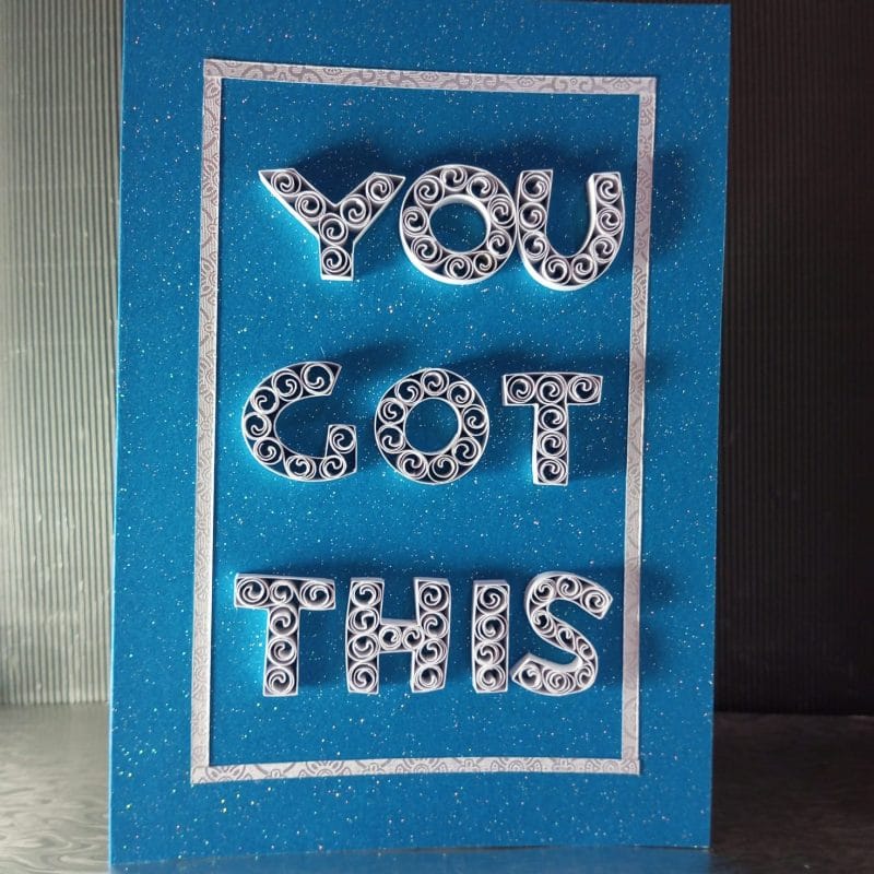 A4 Success Card for Examination