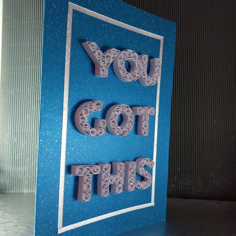 A4 Success Card for Examination